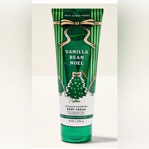 Bath & Body Works Vanilla Bean Noel Body Cream - Festive Green
